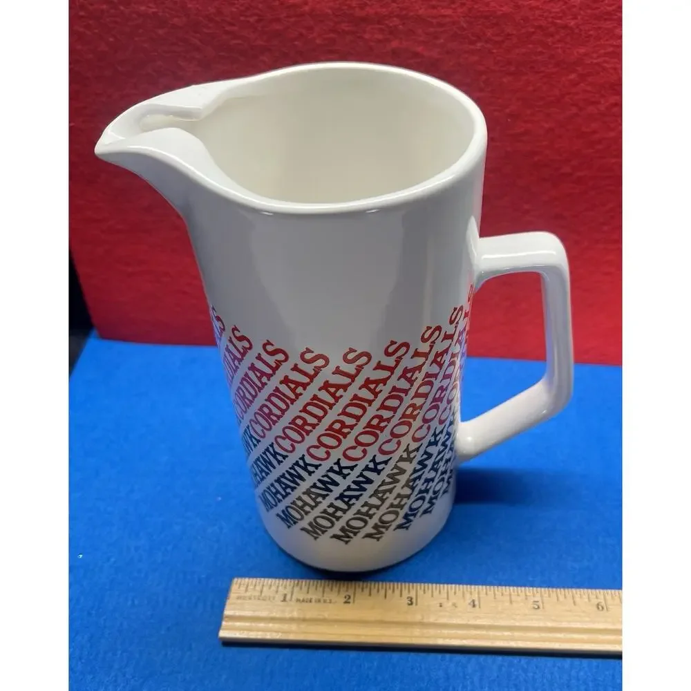 Mohawk Cordials White Pitcher‎